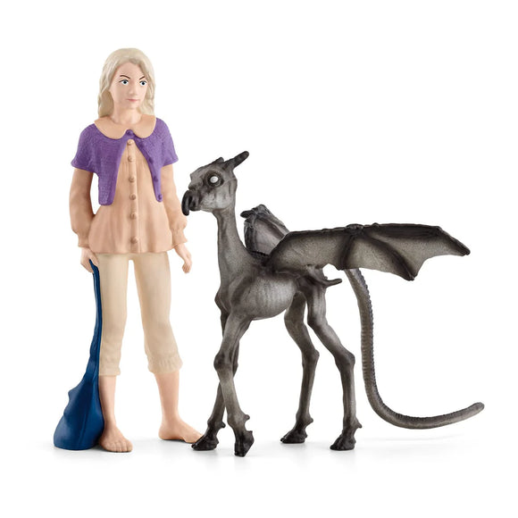 SCHLEICH HP LUNA LOVEGOOD AND THESTRAL HORSES