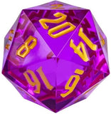 FBG DICE D20 55MM TITAN SHARP EDGE DASHING PRINCE