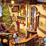 DIY BOOK NOOK CHRISTMAS INDOOR SCENE