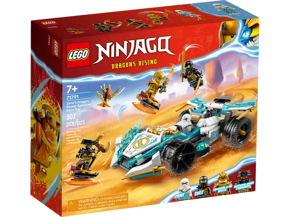LEGO NINJAGO ZANES POWER DRAGON SPINJITZU RACE CAR