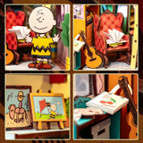 DIY BOOK NOOK PEANUTS SNOOPY STORYBOOK CORNER