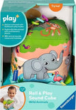 PLAYPLUS ROLL N PLAY SOUND CUBE: WILD ANIMALS