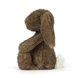 JC BASHFUL LUXE BUNNY HOPPLESTON BROWN MEDIUM 12"