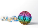 METAL SPINNER D20 TORCHED RAINBOW