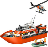 LEGO CITY COAST GUARD RESCUE BOAT & HELICOPTER
