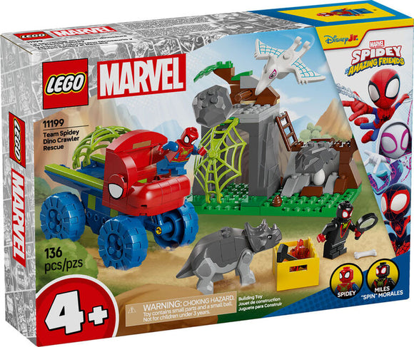 LEGO 4+ TEAM SPIDEY DINO CRAWLER RESCUE