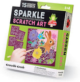 CC SPARKLE SCRATCH ART GARDEN