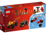 LEGO 4+ NINJAGO KAI & RAES CAR & BATTLE BIKE