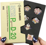 1985G VHS DICE 7PC SHARP EDGE CRYSTAL BALL