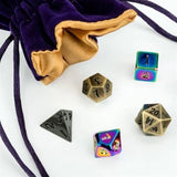 FANROLL 7PC DICE MYSTERY MISFIT SET METAL MINI