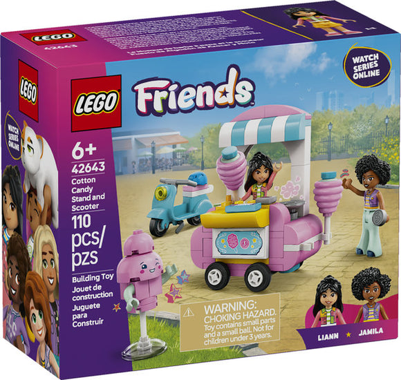 LEGO FRIENDS COTTON CANDY STAND AND SCOOTER