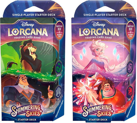 GM RV DISNEY LORCANA STARTER DECK: SHIMMERING SKIES