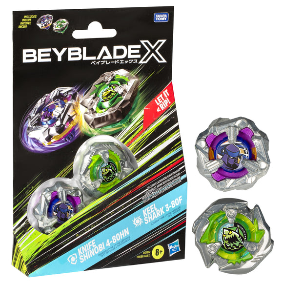 HSB BEYBLADES X DUAL PACK ASST