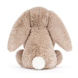 JC BASHFUL BUNNY BEIGE WITH BIRTHDAY CAKE 12"