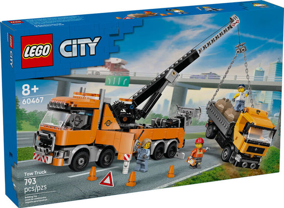 LEGO CITY HEAVY-DUTY RECOVERY TOW TRUCK WITH CRANE