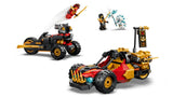 LEGO NINJAGO KAI AND COLES COMBINER VEHICLES