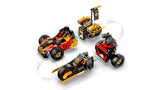 LEGO NINJAGO KAI AND COLES COMBINER VEHICLES