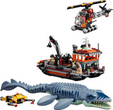 LEGO JW MOSASAURUS DINOSAUR BOAT ATTACK