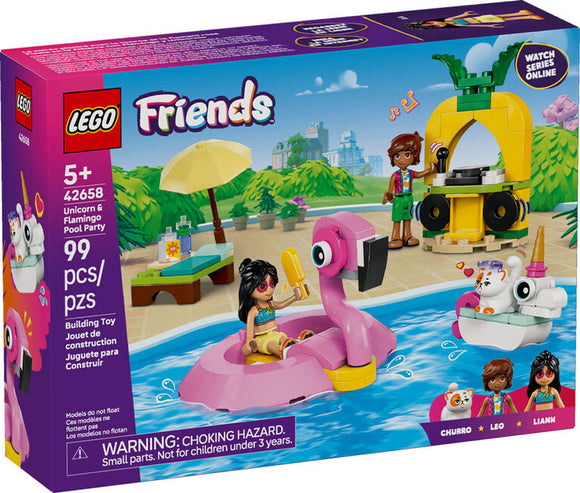 LEGO FRIENDS UNICORN & FLAMINGO POOL PARTY