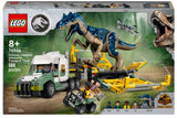 *LEGO JW DINOSAUR MISSIONS ALLOSAURUS TRANSPORT TRUCK