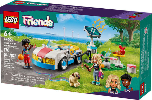 LEGO FRIENDS ELECTRIC CAR & CHARGER