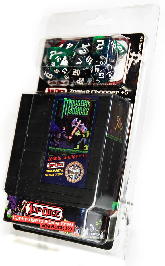 INFINITE BLACK DICE 11PC 1UP ZOMBIE CHOPPER