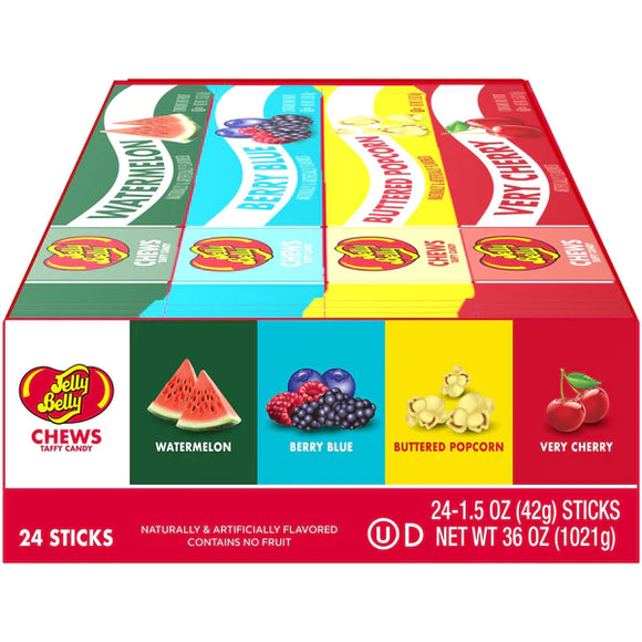 JELLY BELLY CHEWS ASST FLAVOURS 1.5OZ