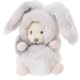 BKB ZIGGY BEAR WINTER RABBIT GRAY 6"
