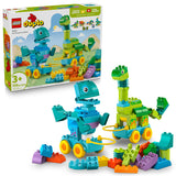LEGO DUPLO 3 IN 1 DINOSAURS ON WHEELS
