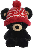 AUR BEARS HOLIDAY BABY BUCKY BLACK 13"