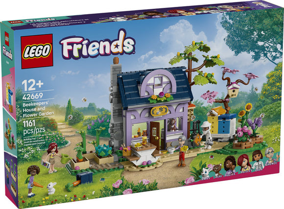 LEGO FRIENDS BEEKEEPERS HOUSE AND FLOWER GARDEN