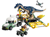 *LEGO JW DINOSAUR MISSIONS ALLOSAURUS TRANSPORT TRUCK