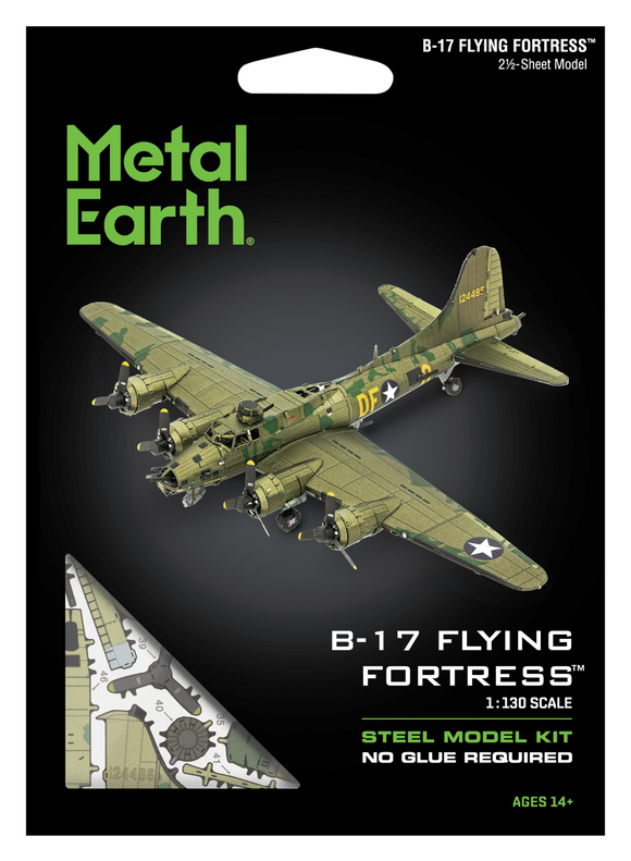METAL EARTH MILITARY PLANE B-17 FLYING FORTRESS