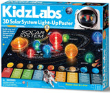 4M KIDZLAB SOLAR SYSTEM LIGHT UP POSTER