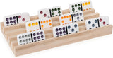 GM CARDINAL DOMINOES CLASSIC WOODEN RACK 4PK