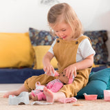 COROLLE PINK ACCESSORIES SET LARGE 12"