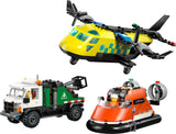 LEGO CITY AIRPLANE, SERVICE TRUCK & HOVERCRAFT REMIX
