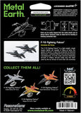 METAL EARTH MILITARY JET F16 FIGHTING FALCON UKRAINIAN