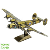 METAL EARTH MILITARY B-24 LIBERATOR PLANE
