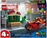 LEGO 4+ MARVEL IRON MAN W/ BIKE & HULK