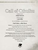 GM RPG BOOK CALL OF CTHULU KEEPER RULEBOOK