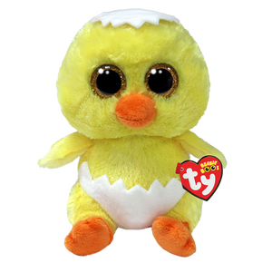 TY BEANIE BOO PEETIE CHICK YELLOW IN EGG