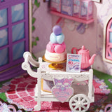 DIY DOLLHOUSE SANRIO KUROMI AND MY MELODY TEA PARTY