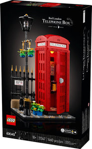 LEGO IDEAS RED LONDON TELPHONE BOX