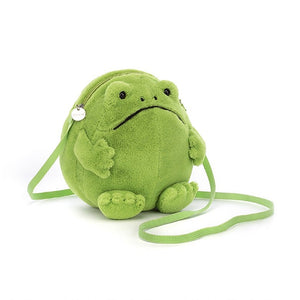 JC BAG AMPHIBIFRIENDS RICKY RAIN FROG 7" GREEN