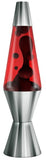 SCH LAVA LAMP 14.5" CHROME PLATED CRIMSON BLACK