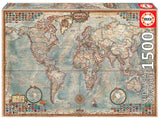 PZ 1500 ED POLITICAL MAP OF THE WORLD