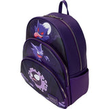 LOUNGEFLY BACKPACK POKEMON GENGAR EVO TRIPLE BACKPACK