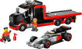 LEGO CITY F1 DISPLAY TRUCK W/ AUDI F1 RACE CAR