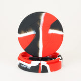 MDG DICE CASE SILICONE ROUND RED BLACK WHITE